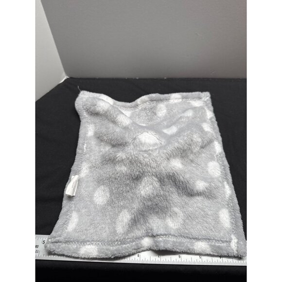 Cudlie Baby Panda Security Blanket Gray & White Polka Dot 100% Polyester Made In - Picture 4 of 5